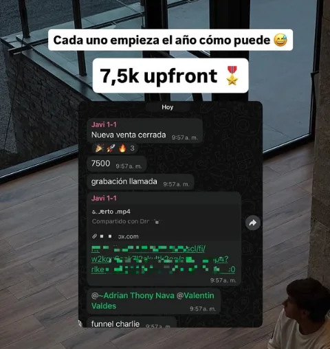 7.500 dólares de una sola venta